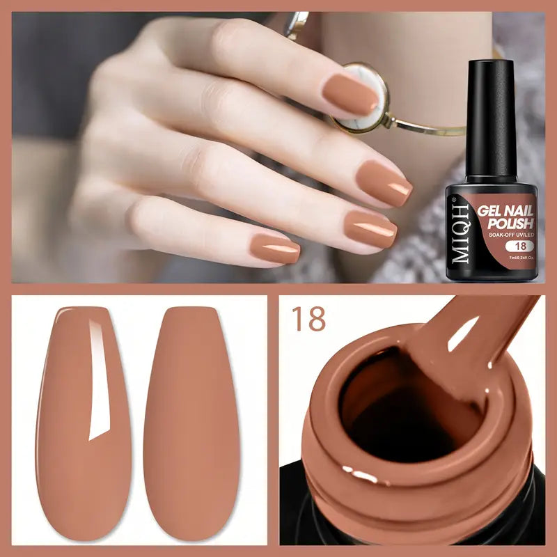 MIQH Gel Nail Polish, Long-Lasting UV LED Soak-Off Nail Gel (7ml) | Delivery: 2 to 6 business days | Limited stocks available | Hurry before Sold Out
