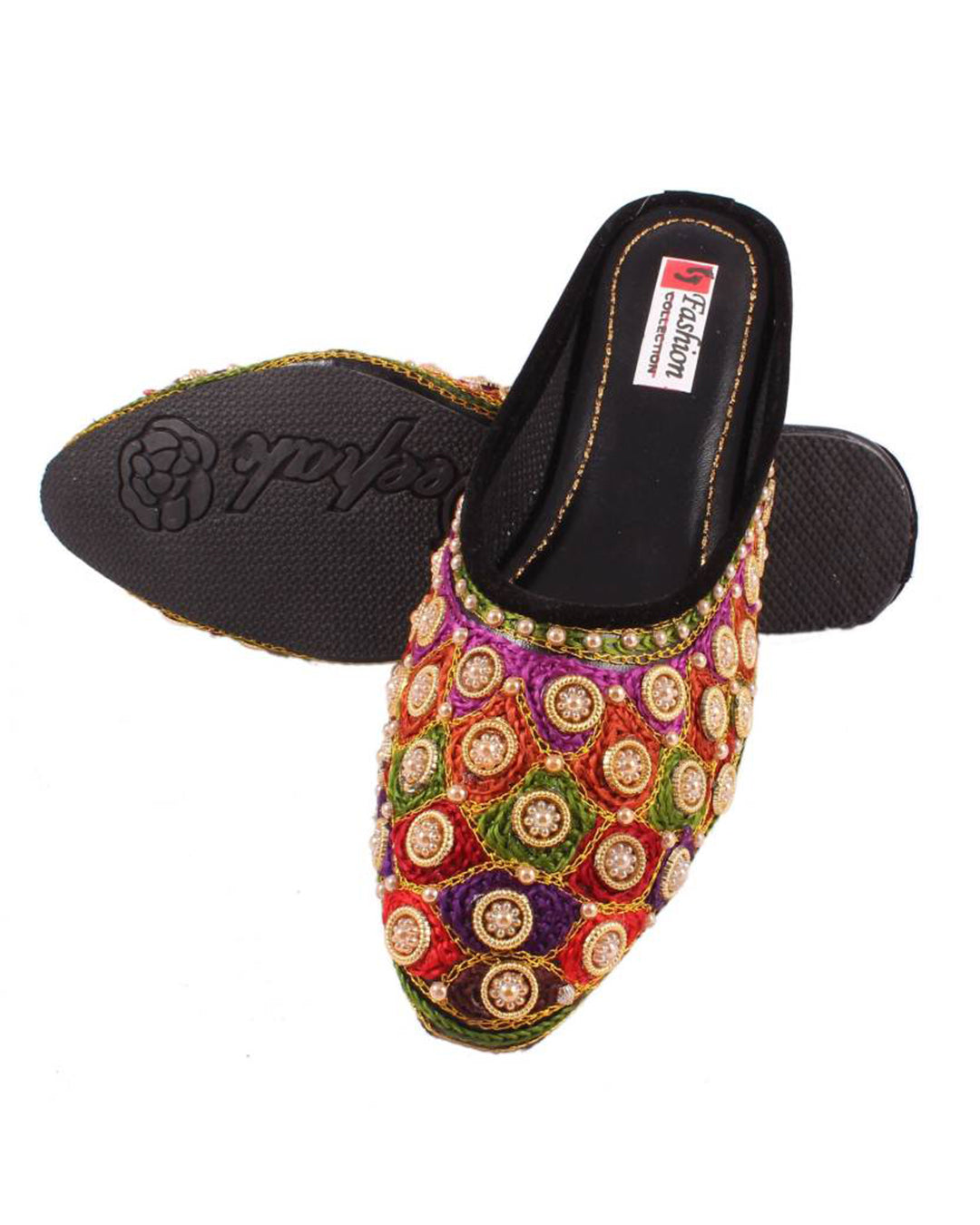 Jaipuri Ethnic Ethnic Mule For Women-KYAMSTORE