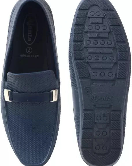 Casual PVC Waterproof Loafers For Men with Colors-KYAMSTORE