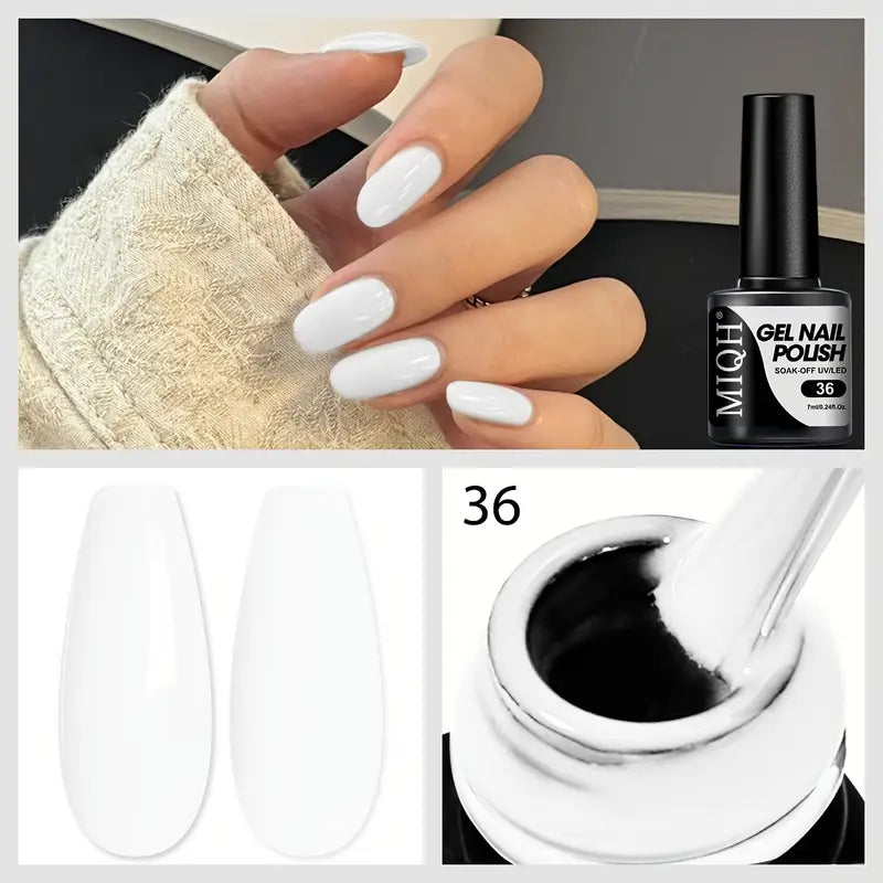 MIQH Gel Nail Polish, Long-Lasting UV LED Soak-Off Nail Gel (7ml) | Delivery: 2 to 6 business days | Limited stocks available | Hurry before Sold Out