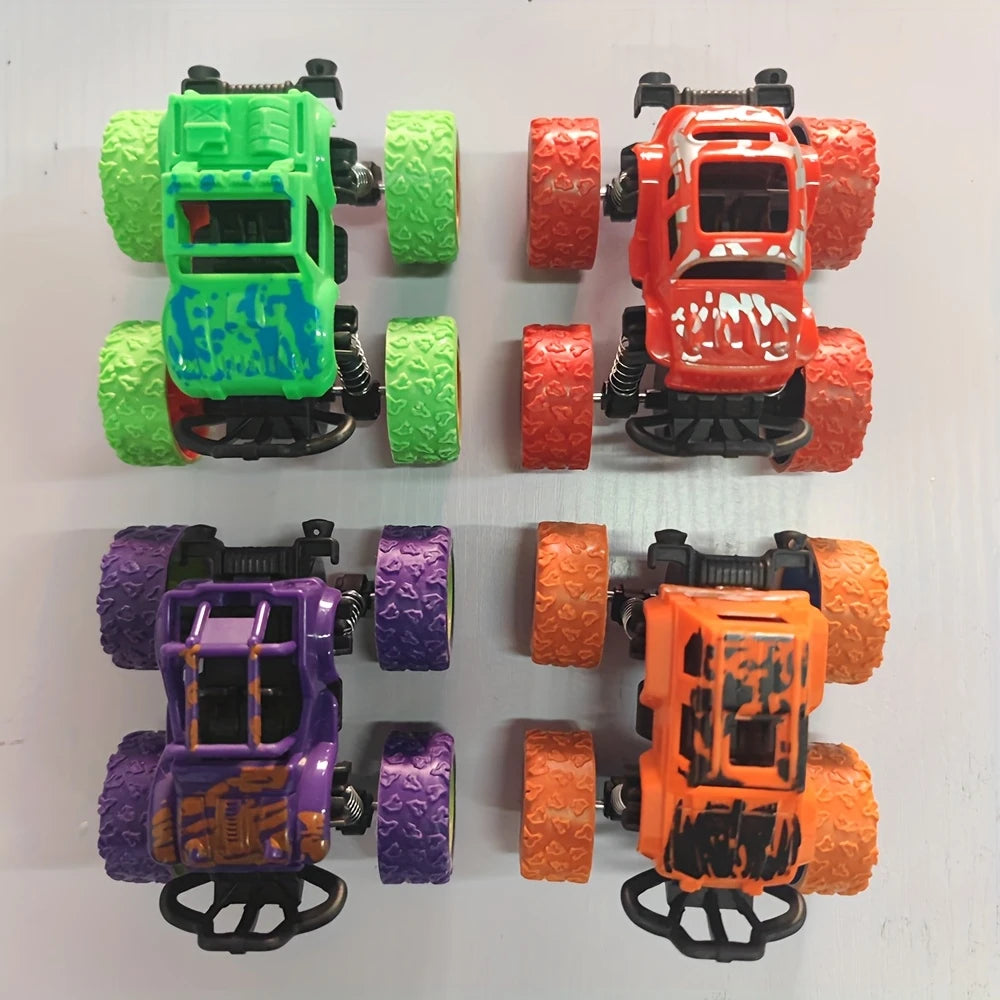 4pcs Friction-Powered Monster Trucks for Kids | Delivery: 7 to 10 business days | Limited stocks available | Hurry before Sold Out