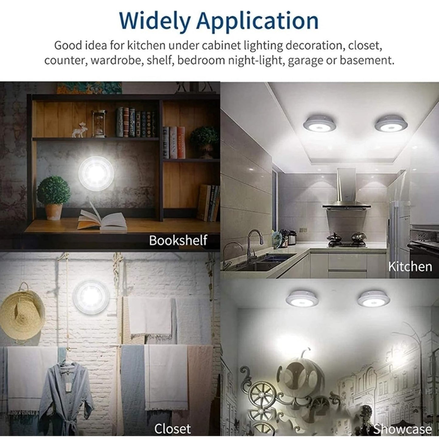 3-Pack LED COB Night Light with Remote Control-KYAMSTORE