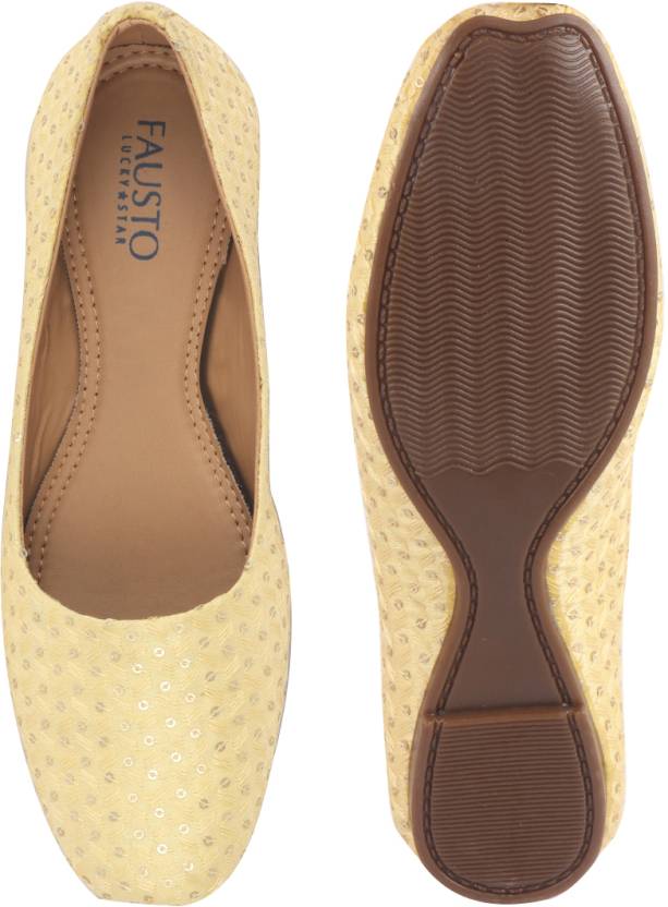 Embroidery Sequin Ethnic Slip On Juttis for Women-KYAMSTORE
