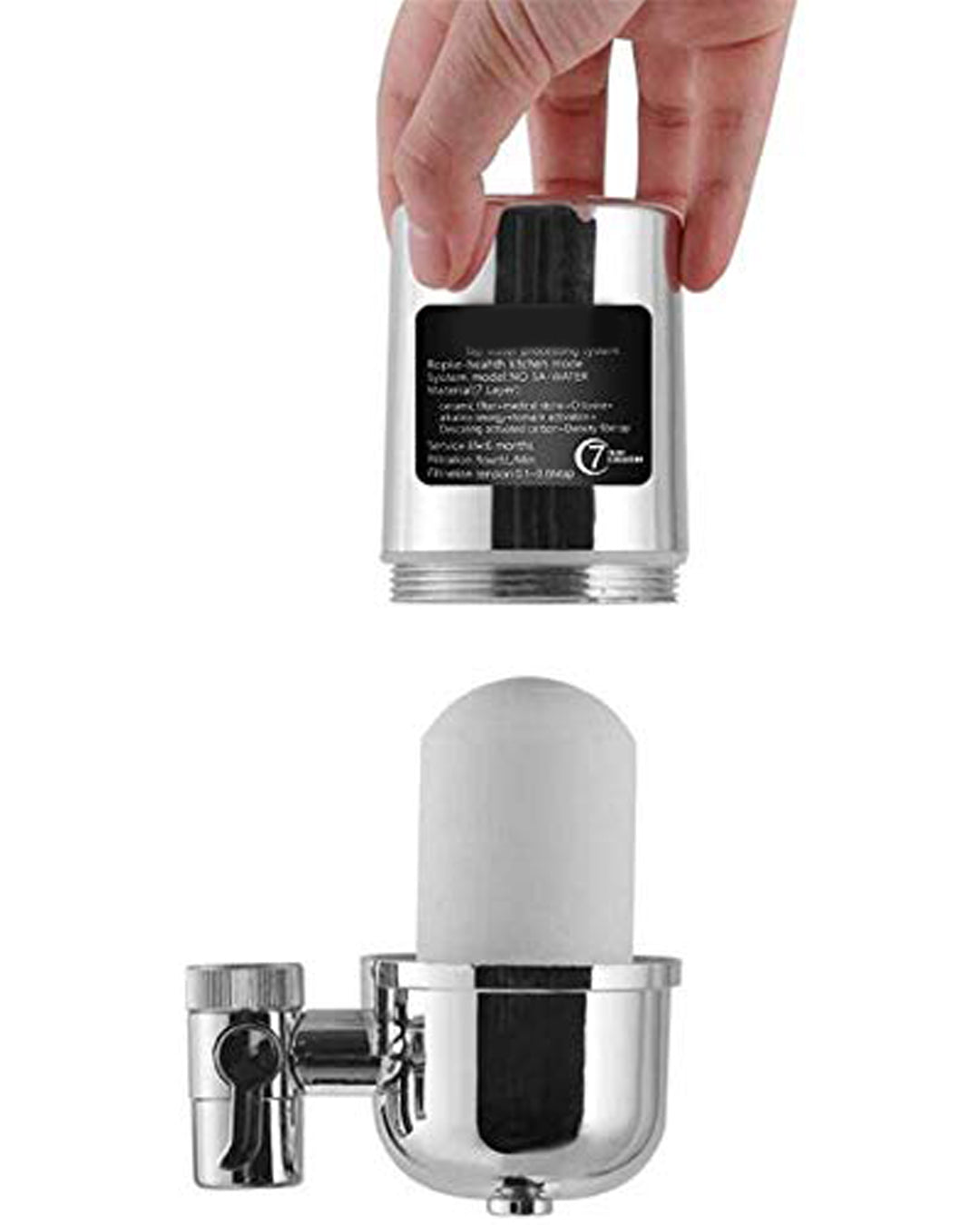 Water Filter Stainless-Steel Reduce Chlorine High Water Flow Faucet | Delivery: 2 to 3 business days | Limited stocks available | Hurry before Sold Out