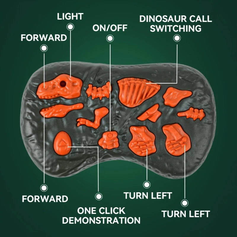 Rechargeable Remote-Controlled Dinosaur Toy | Delivery: 5 to 10 business days | Limited stocks available | Hurry before Sold Out