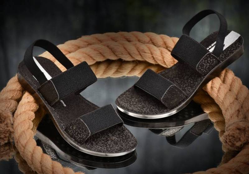 Women Flats Sandal | Black-KYAMSTORE
