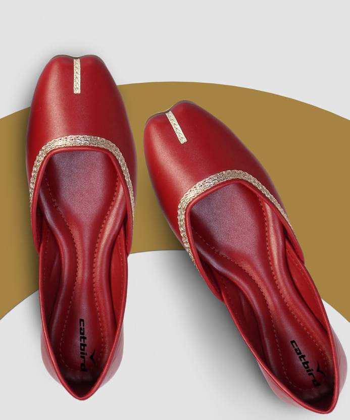 Punjabi Ethnic Jutis| Elegant & Comfortable Mojari Jutis For Women-KYAMSTORE