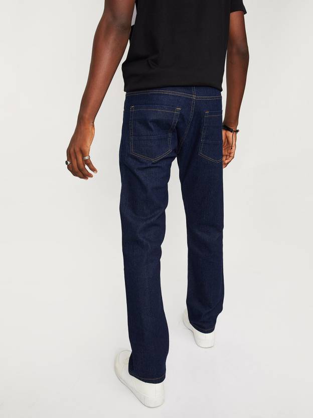 Men Regular Mid Rise Blue Jeans-KYAMSTORE