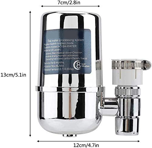 Water Filter Stainless-Steel Reduce Chlorine High Water Flow Faucet | Delivery: 2 to 3 business days | Limited stocks available | Hurry before Sold Out