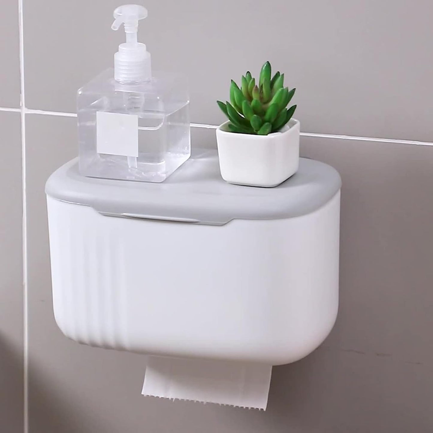Wall Mount Waterproof Toilet Paper Holder Shelf | Limited stocks available
