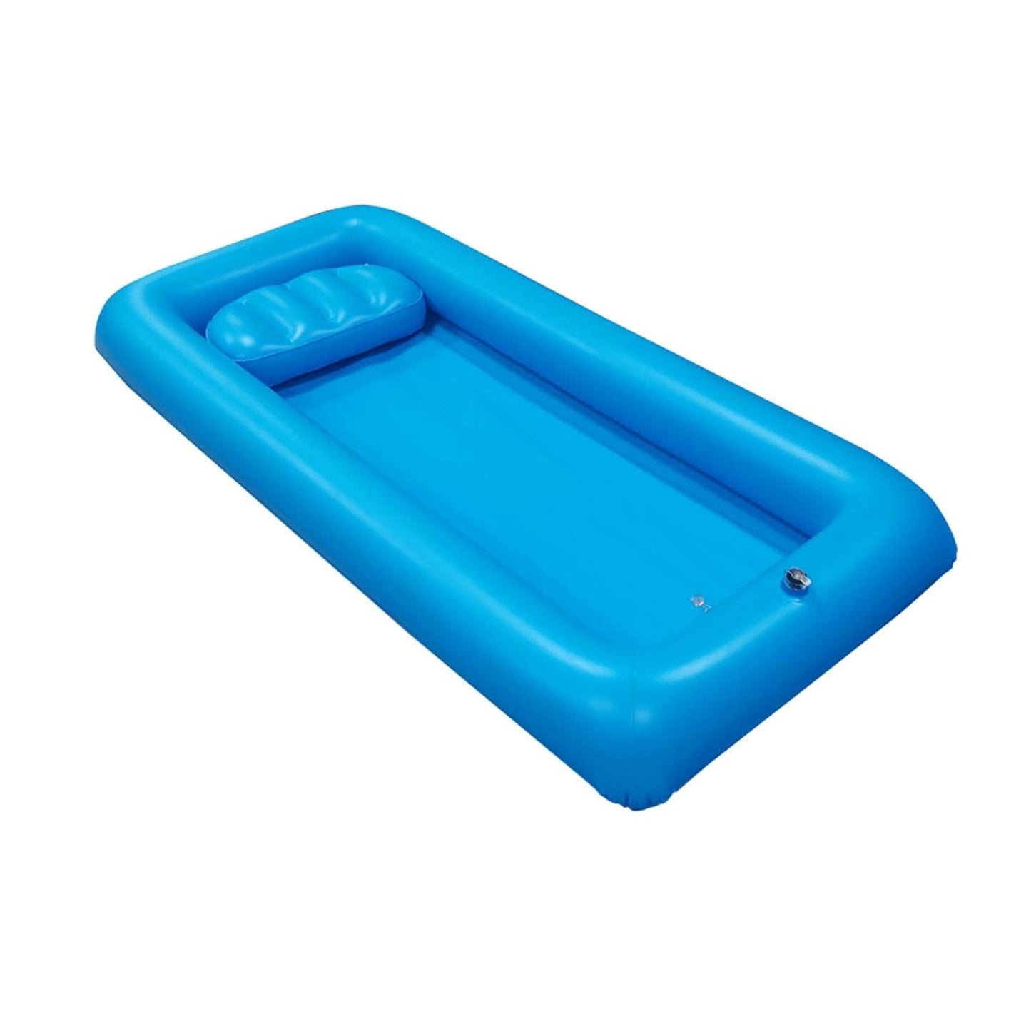 Inflatable Bathtub with Pillow PVC Shower Bathtub Easy to Drain for Home SPA