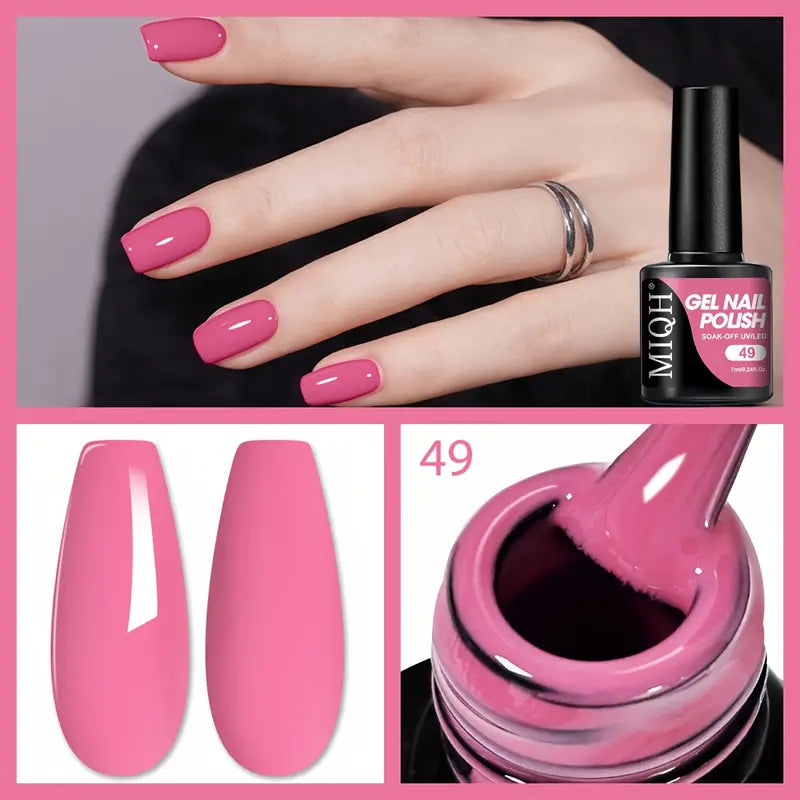 MIQH Gel Nail Polish, Long-Lasting UV LED Soak-Off Nail Gel (7ml) | Delivery: 2 to 6 business days | Limited stocks available | Hurry before Sold Out