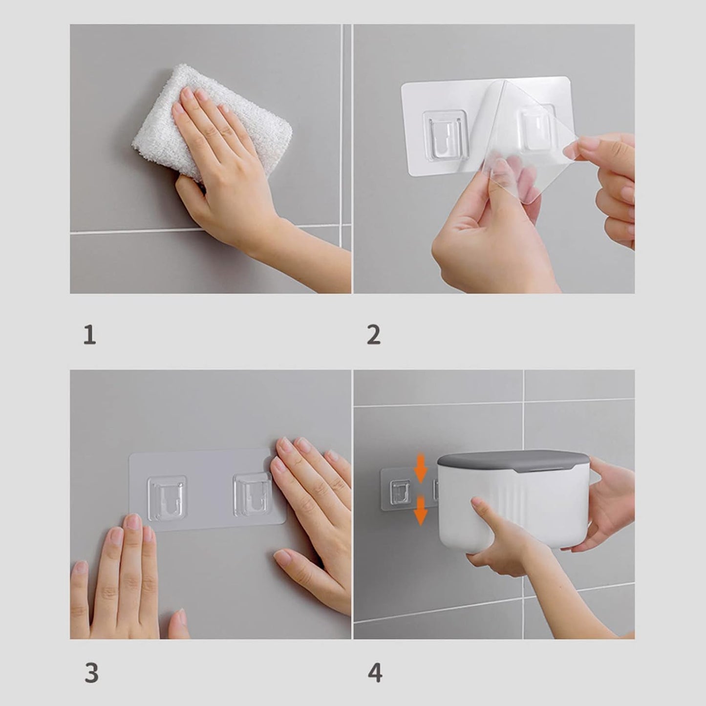 Wall Mount Waterproof Toilet Paper Holder Shelf | Limited stocks available