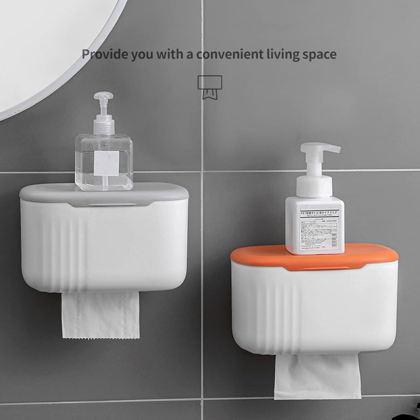Wall Mount Waterproof Toilet Paper Holder Shelf | Limited stocks available