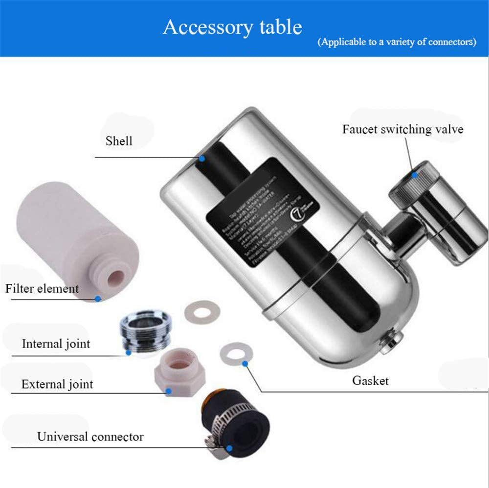 Water Filter Stainless-Steel Reduce Chlorine High Water Flow Faucet | Delivery: 2 to 3 business days | Limited stocks available | Hurry before Sold Out