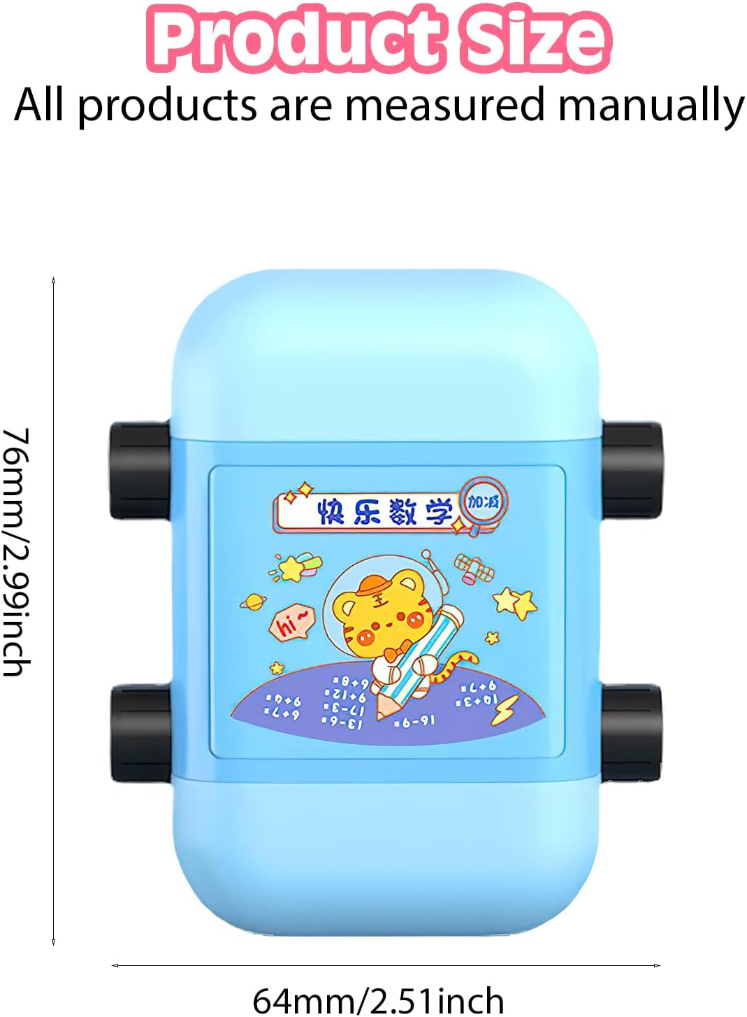 Addition Subtraction 2 in 1 Math Roller Stamps