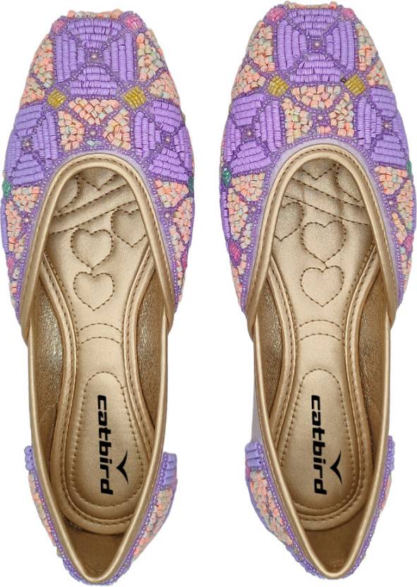 Women Stylish Handmade Embroidery Jutti Bellies For Women-KYAMSTORE