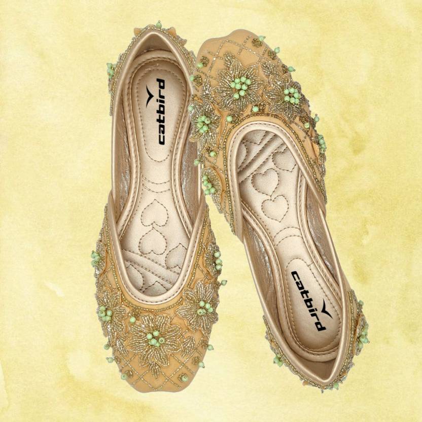 Women Stylish Handmade Embroidery Jutti Bellies For Women-KYAMSTORE