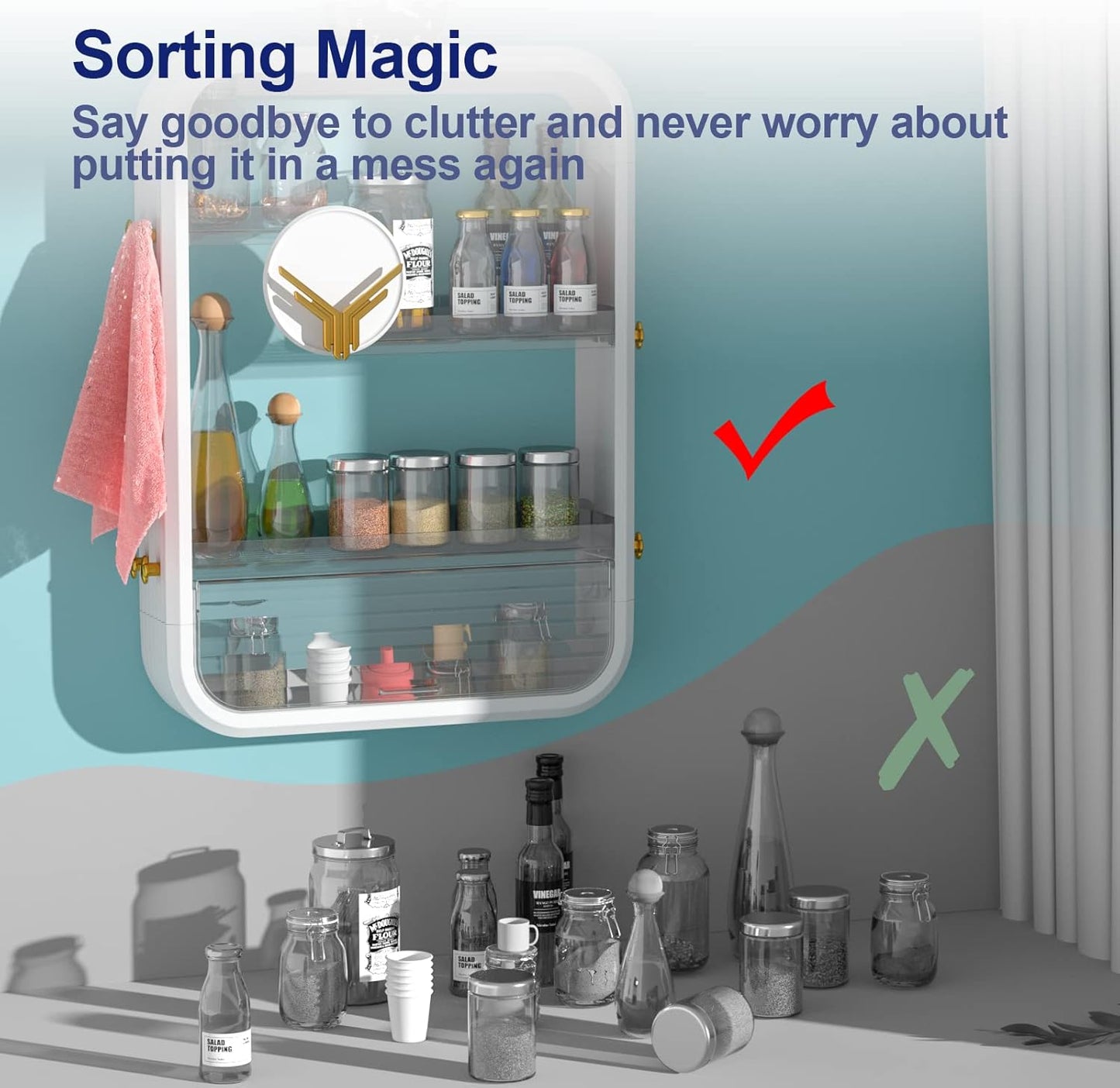 Bathroom Cabinet Wall Mounted | Delivery: 2 to 3 business days | Limited stocks available | Hurry before Sold Out