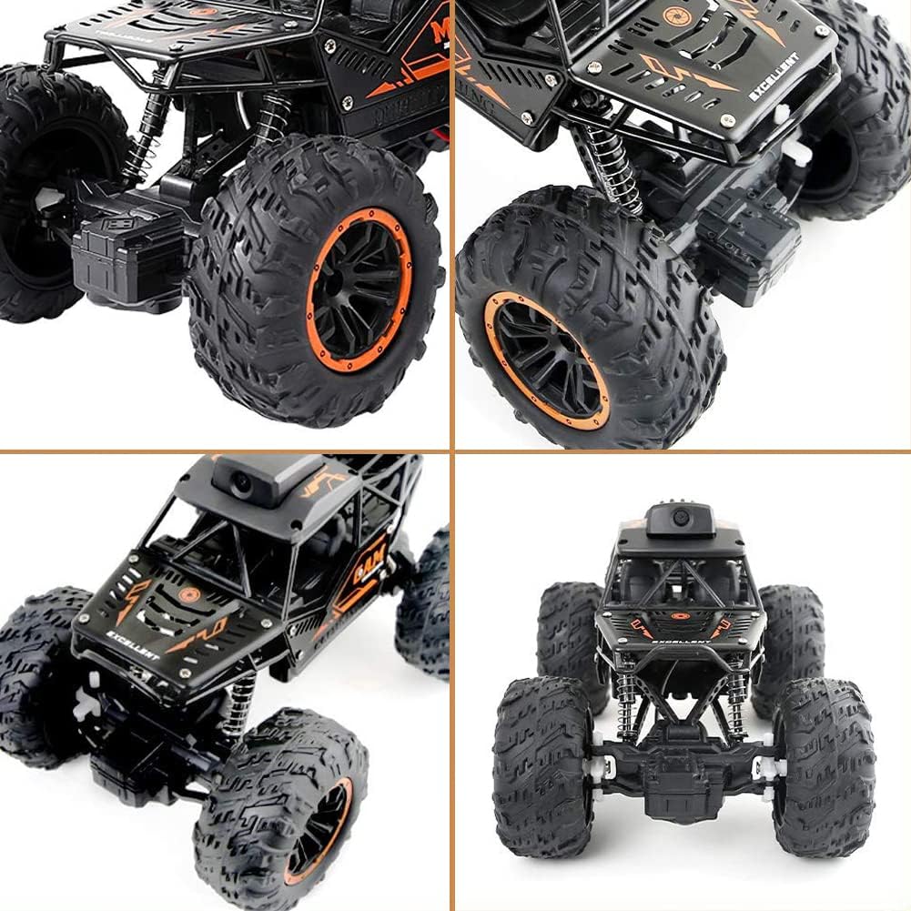 Remote Control Car with Camera, High Speed Alloy Off Road Truck for Kids