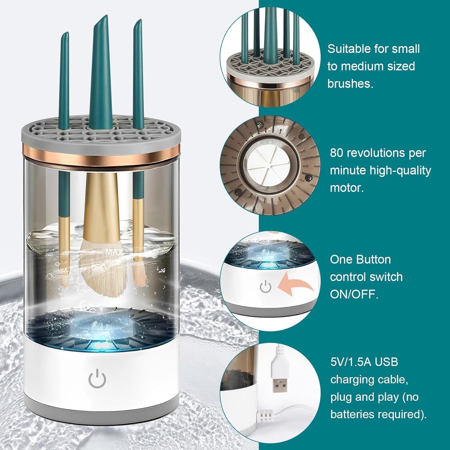 Electric Makeup Brush Cleaner | Limited stocks available