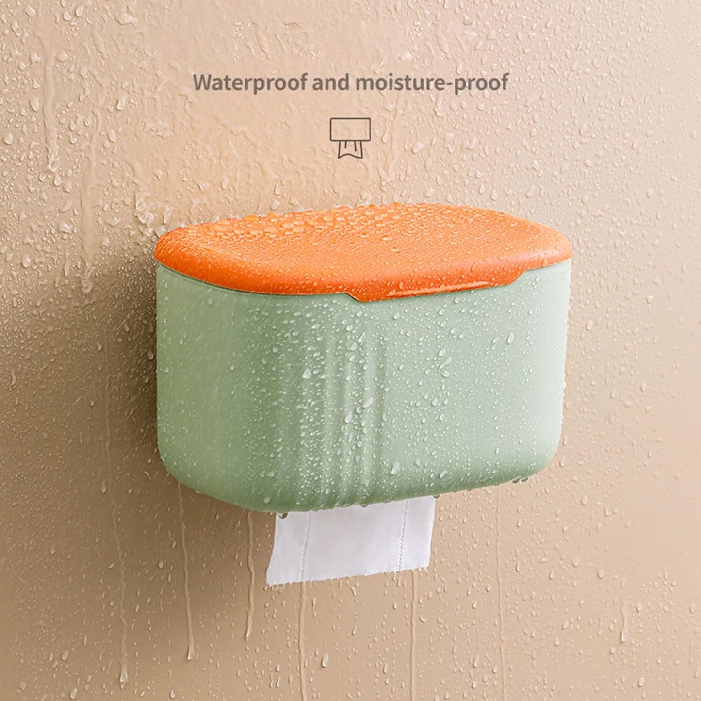 Wall Mount Waterproof Toilet Paper Holder Shelf | Limited stocks available