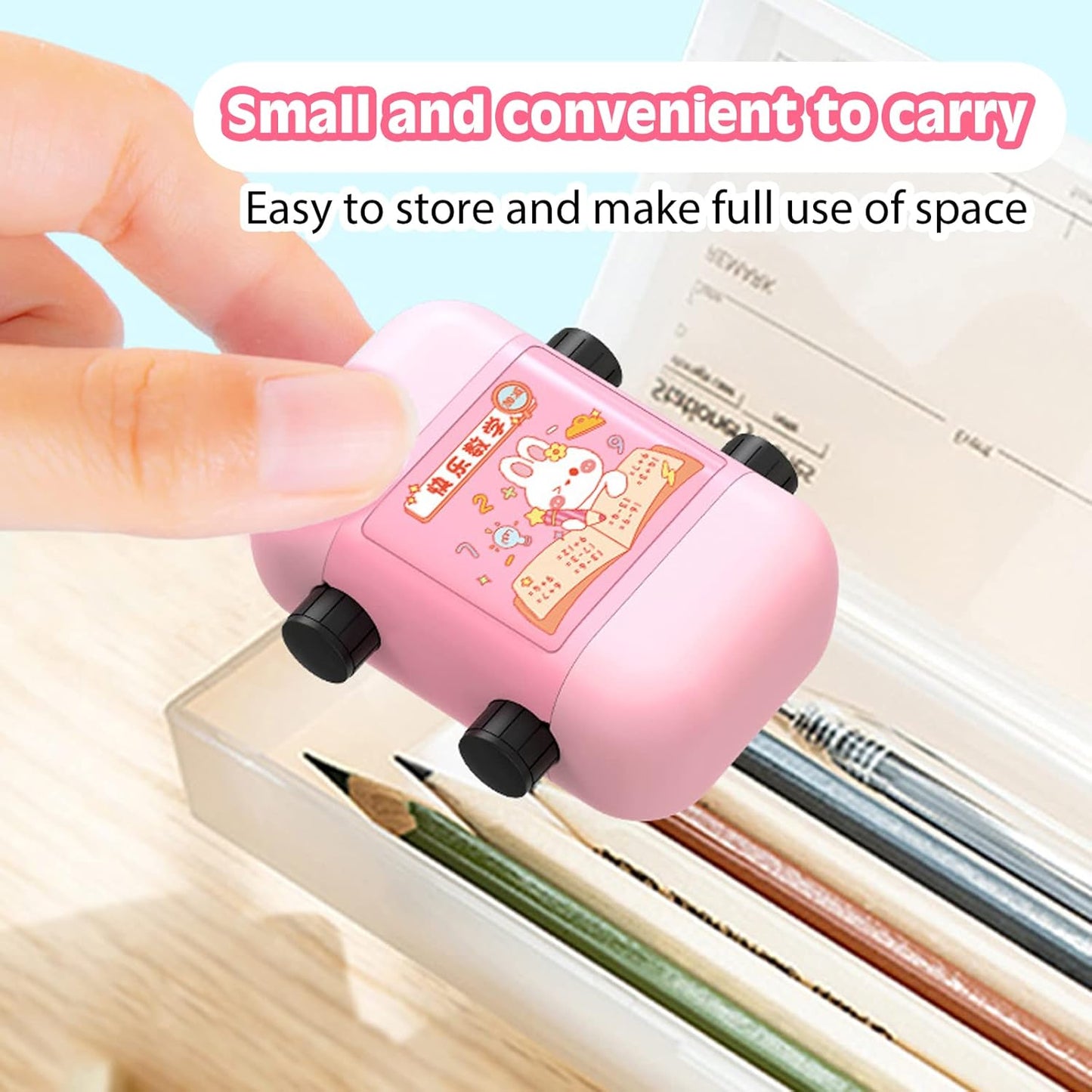 Addition Subtraction 2 in 1 Math Roller Stamps