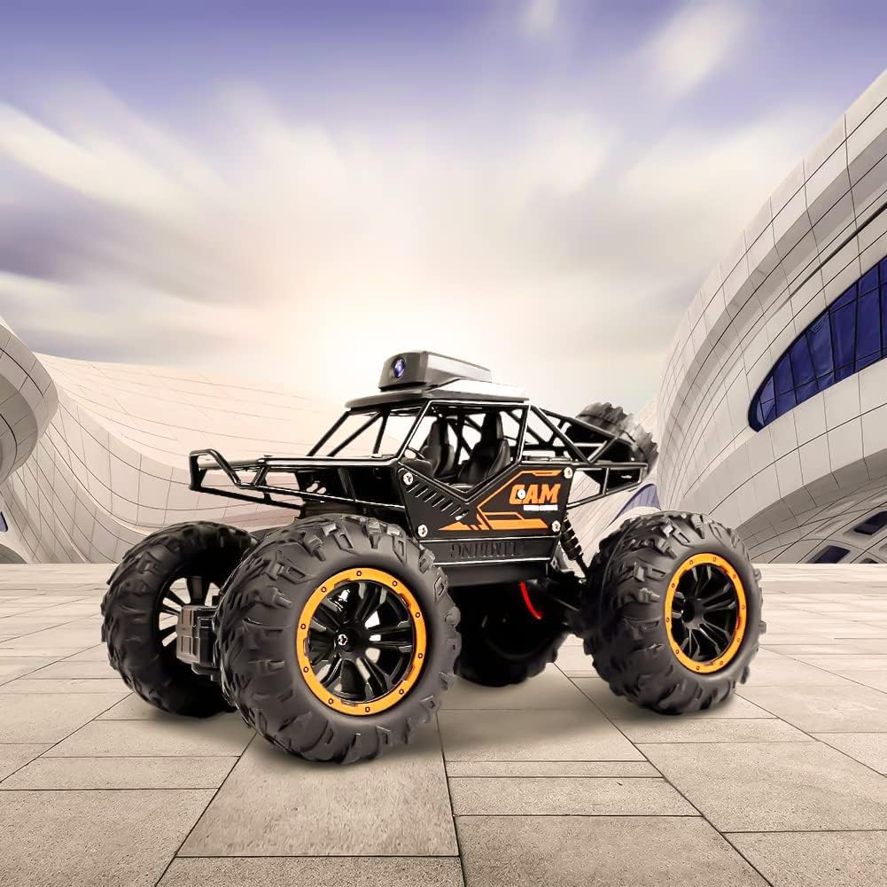 Remote Control Car with Camera, High Speed Alloy Off Road Truck for Kids