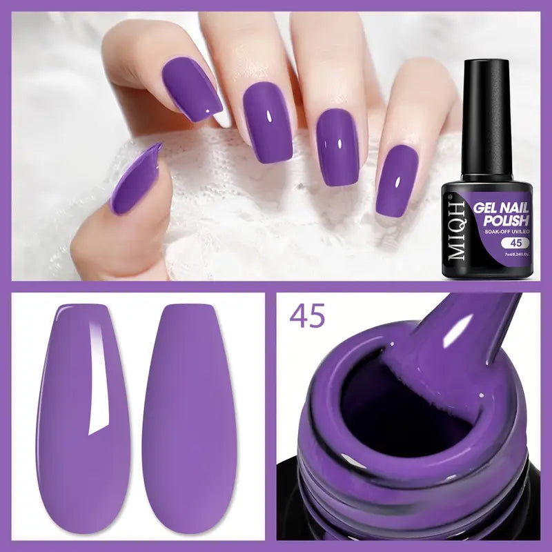 MIQH Gel Nail Polish, Long-Lasting UV LED Soak-Off Nail Gel (7ml) | Delivery: 2 to 6 business days | Limited stocks available | Hurry before Sold Out