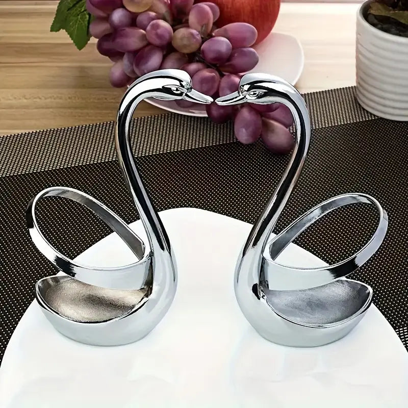 Swan-Shaped Stainless Steel Cutlery Set with Fork & Spoon | Delivery: 5 to 10 business days | Limited stocks available | Hurry before Sold Out