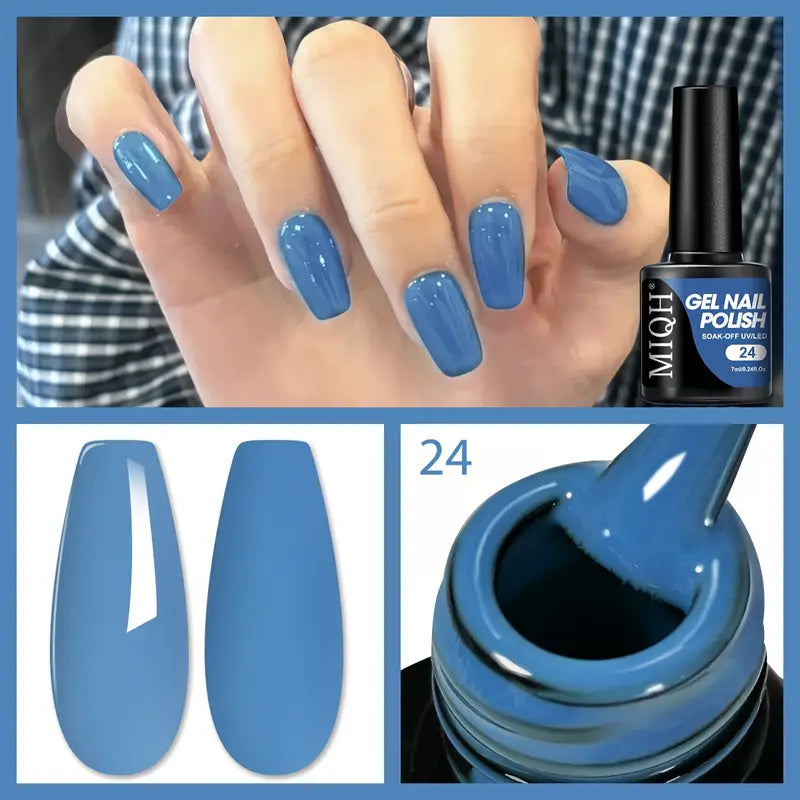MIQH Gel Nail Polish, Long-Lasting UV LED Soak-Off Nail Gel (7ml) | Delivery: 2 to 6 business days | Limited stocks available | Hurry before Sold Out