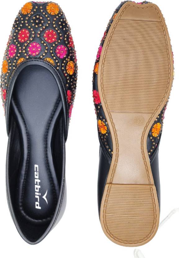 Punjabi Stone Work Ethnic Shoes Jutis For Women-KYAMSTORE