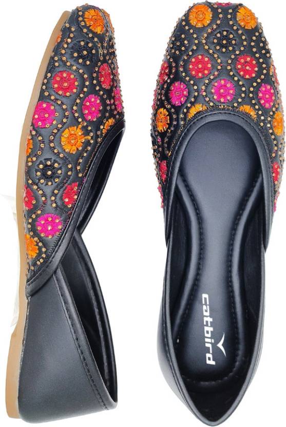 Punjabi Stone Work Ethnic Shoes Jutis For Women-KYAMSTORE