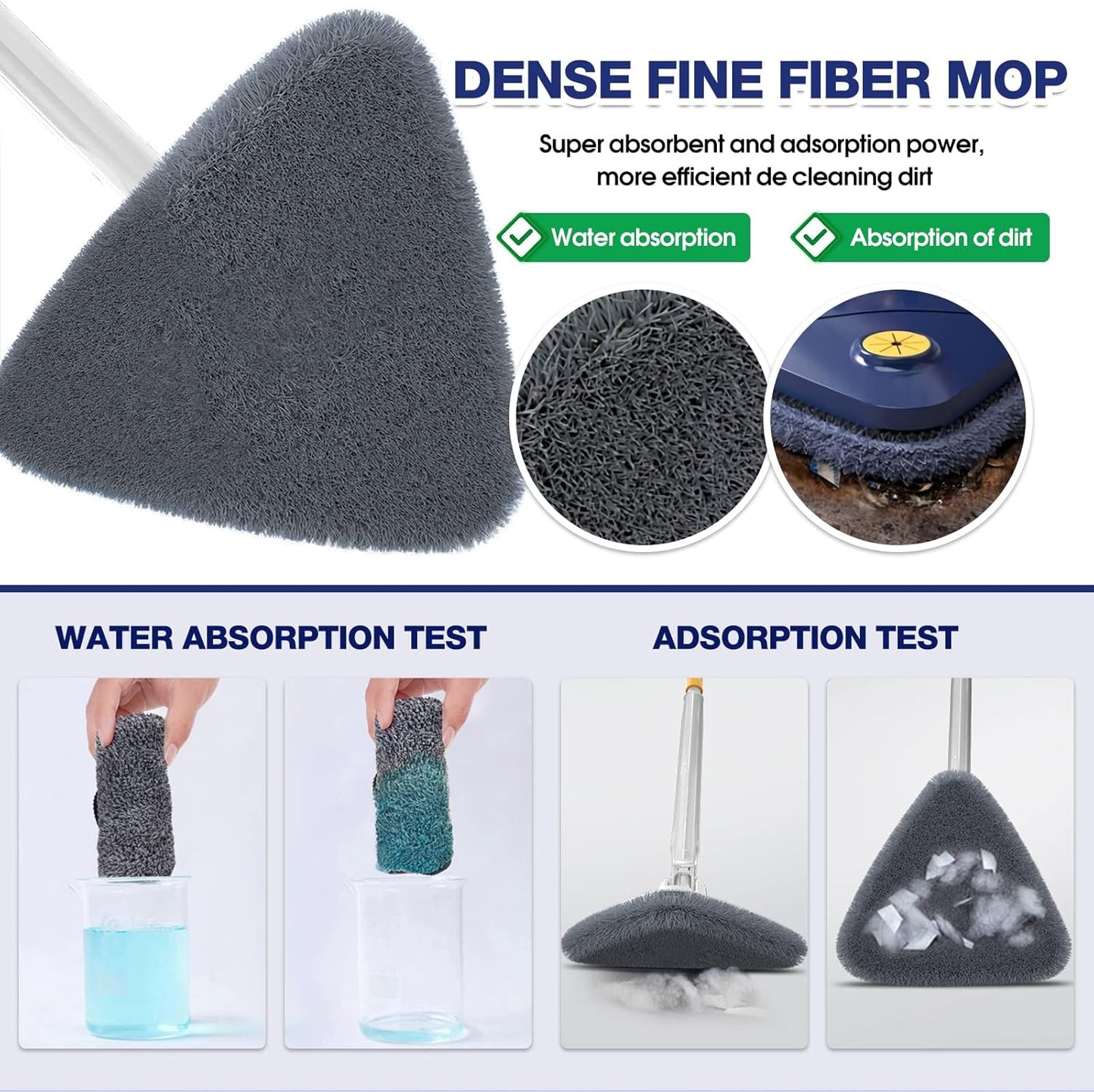 360 Rotatable Adjustable Cleaning Mop
