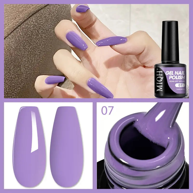 MIQH Gel Nail Polish, Long-Lasting UV LED Soak-Off Nail Gel (7ml) | Delivery: 2 to 6 business days | Limited stocks available | Hurry before Sold Out