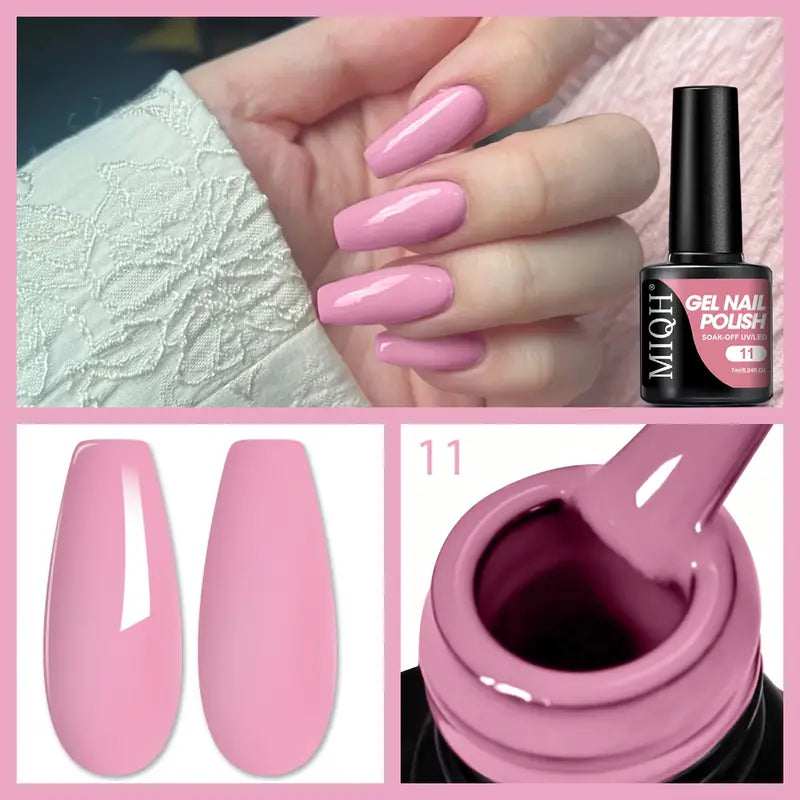 MIQH Gel Nail Polish, Long-Lasting UV LED Soak-Off Nail Gel (7ml) | Delivery: 2 to 6 business days | Limited stocks available | Hurry before Sold Out
