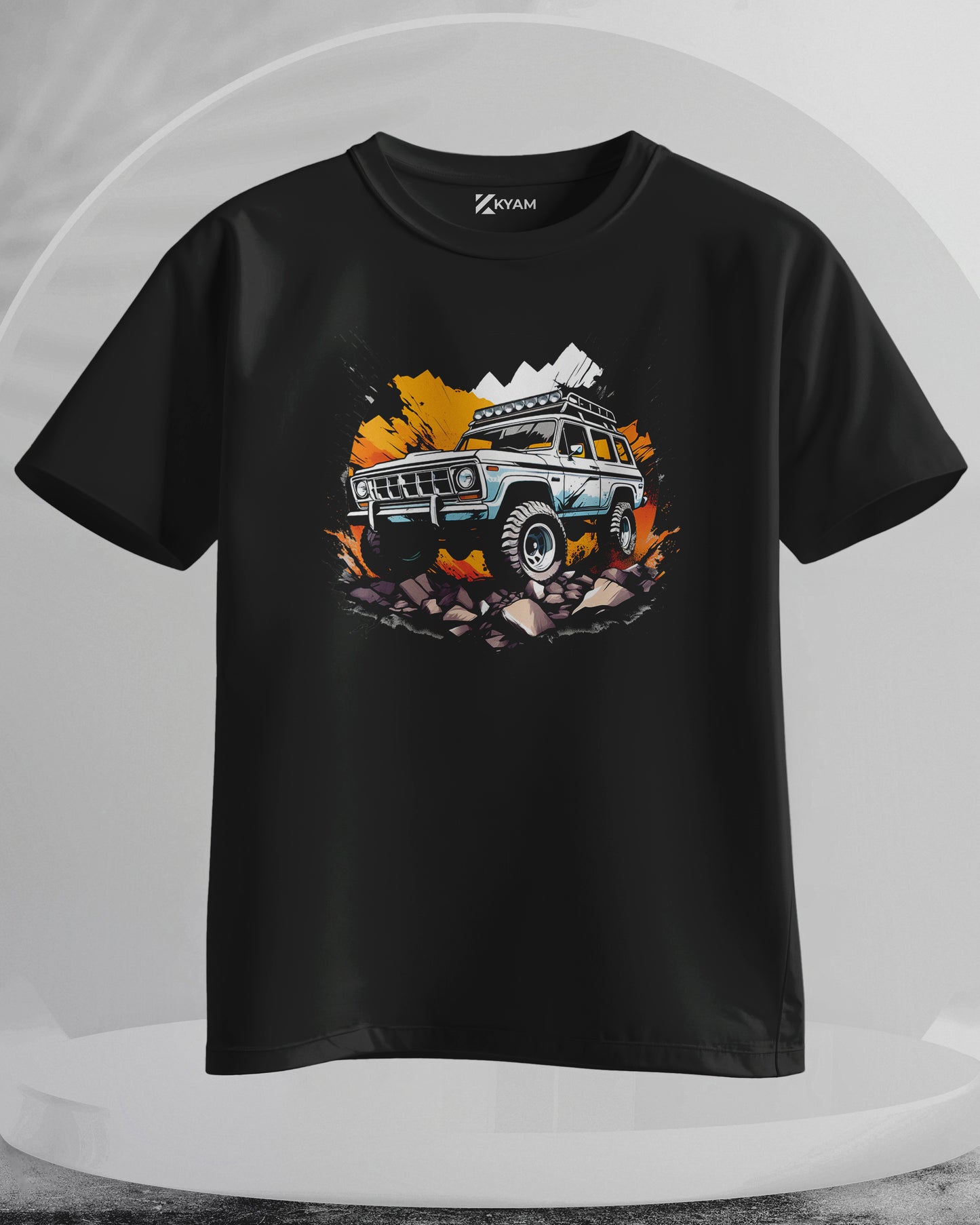 Offroad Mania - Men Stylish Printed T-Shirts - (Oversized)