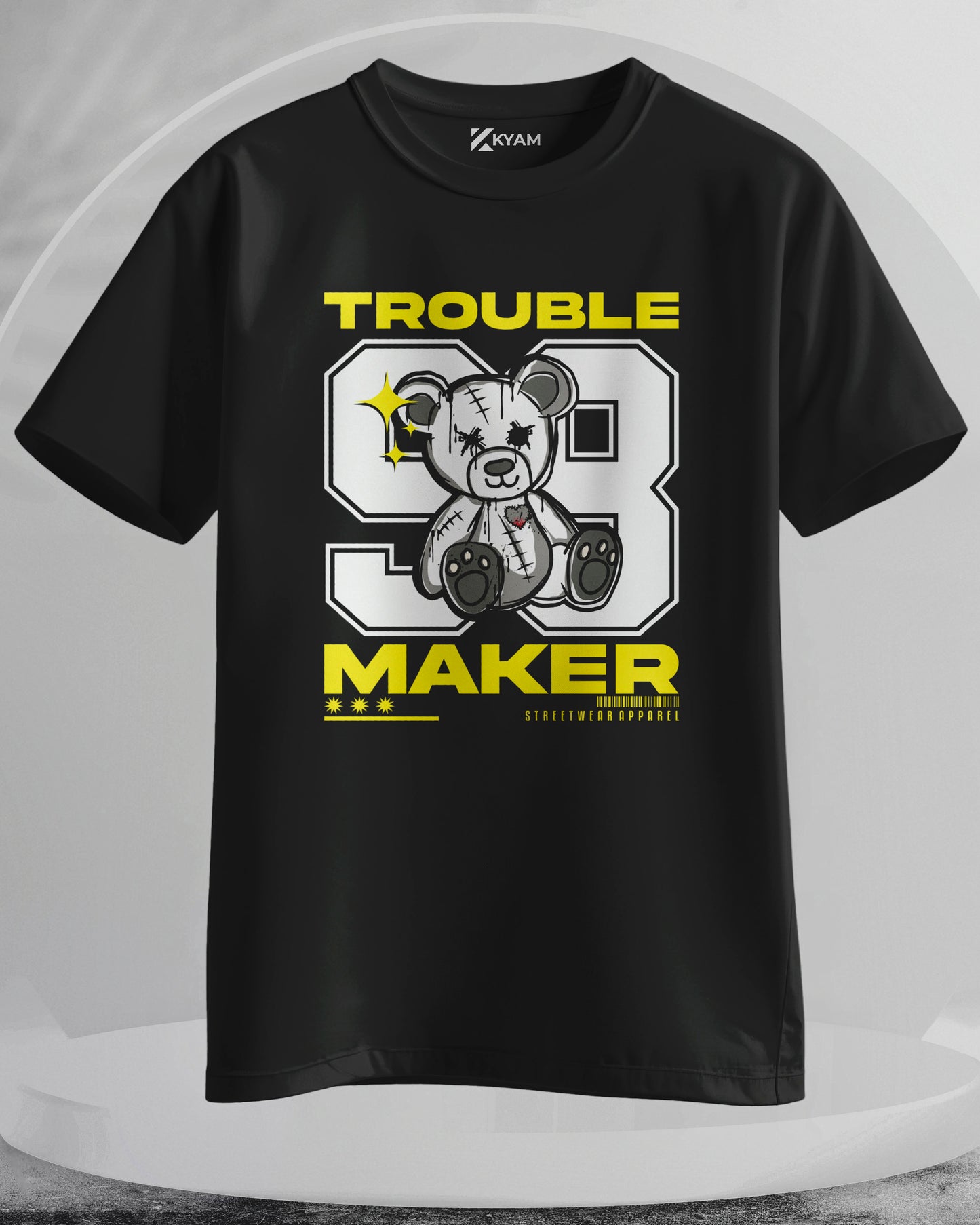 Trouble Maker - Men Stylish Printed T-Shirts – (Regular)