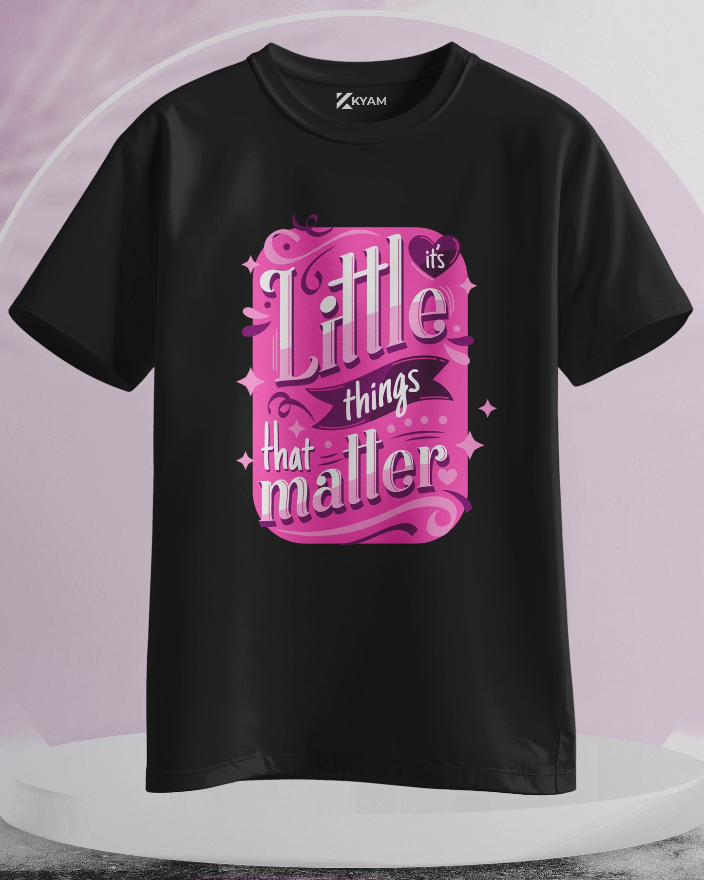 It's Little things that Matter - Women Stylish Printed T-Shirts – (Regular)