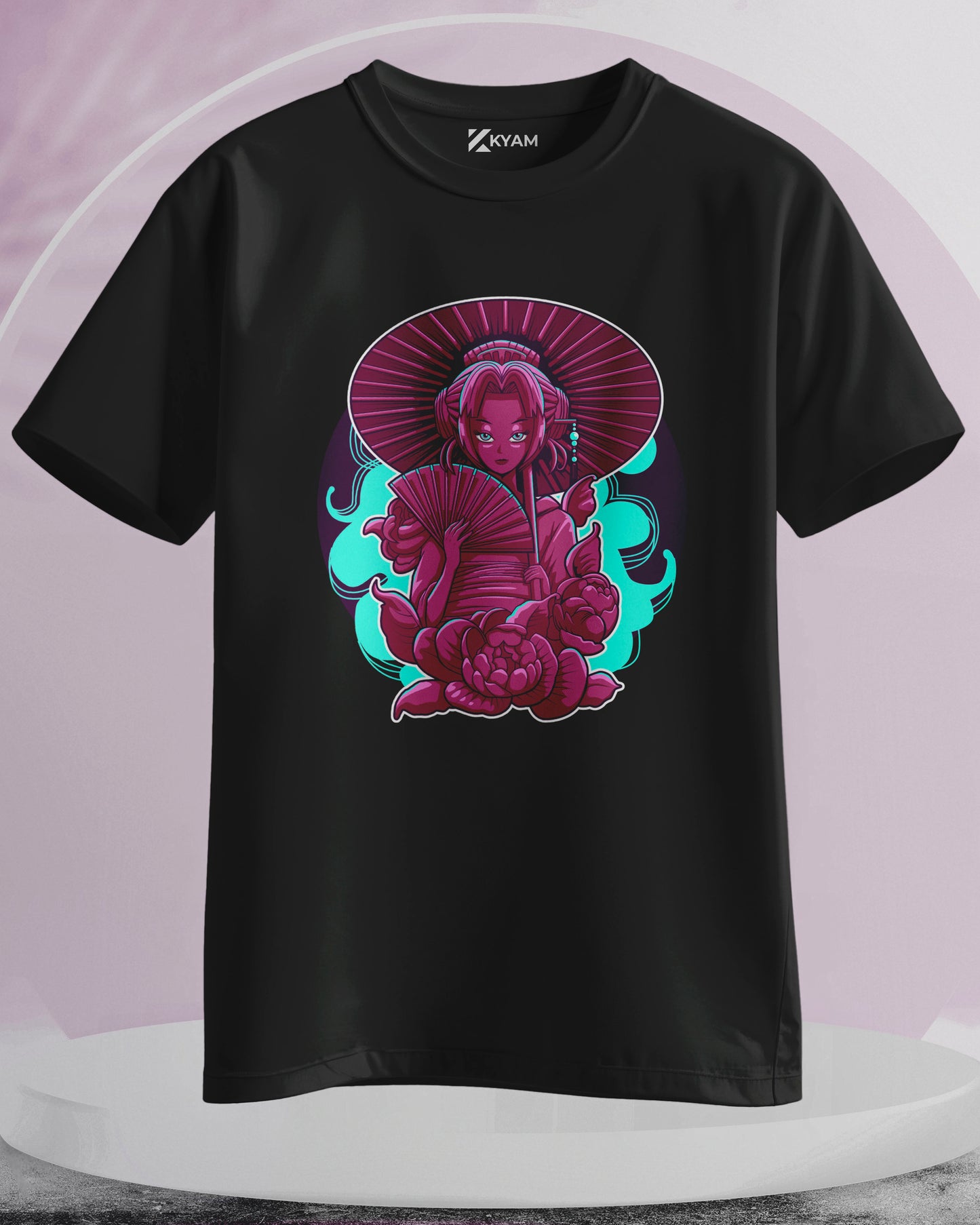 Japanese Geisha - Women Stylish Printed T-Shirts – (Regular)