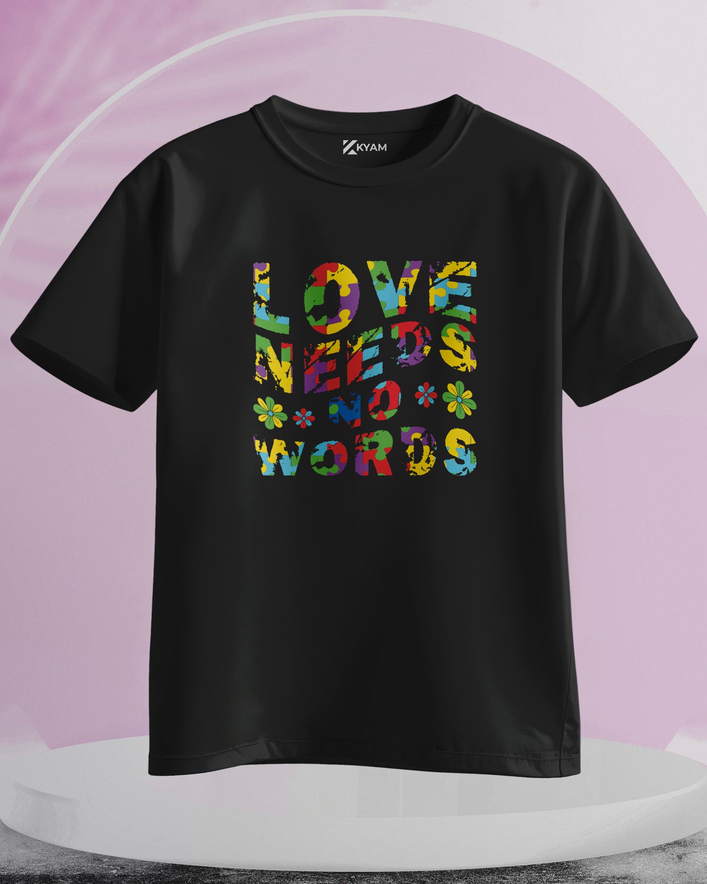 Love Needs No Words - Women Stylish Printed T-Shirts - (Oversized)