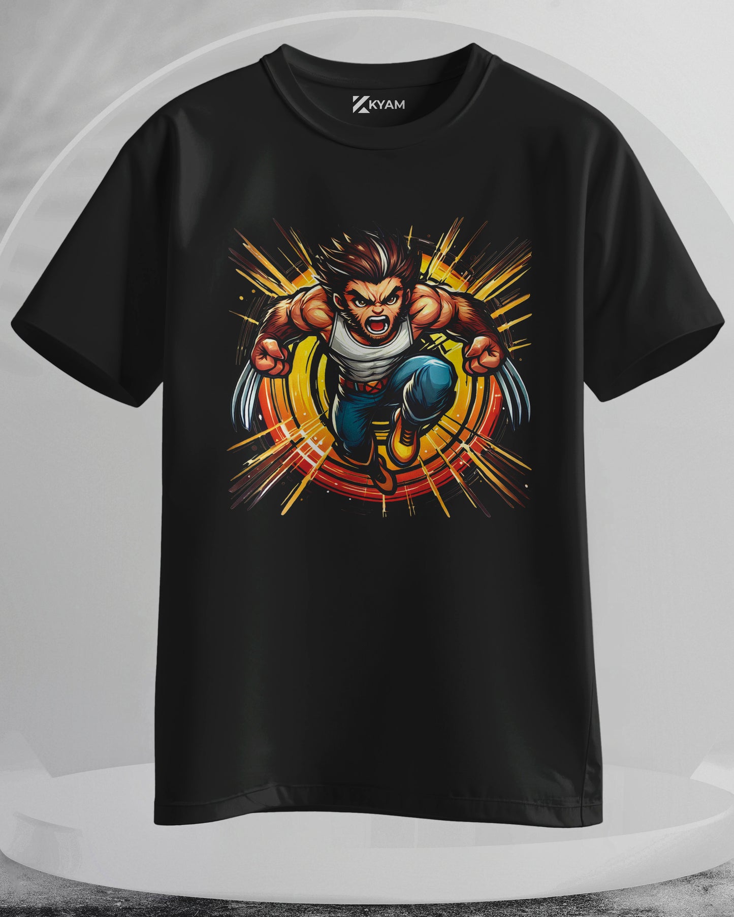 Wolverine Anime - Men Stylish Printed T-Shirts – (Regular)