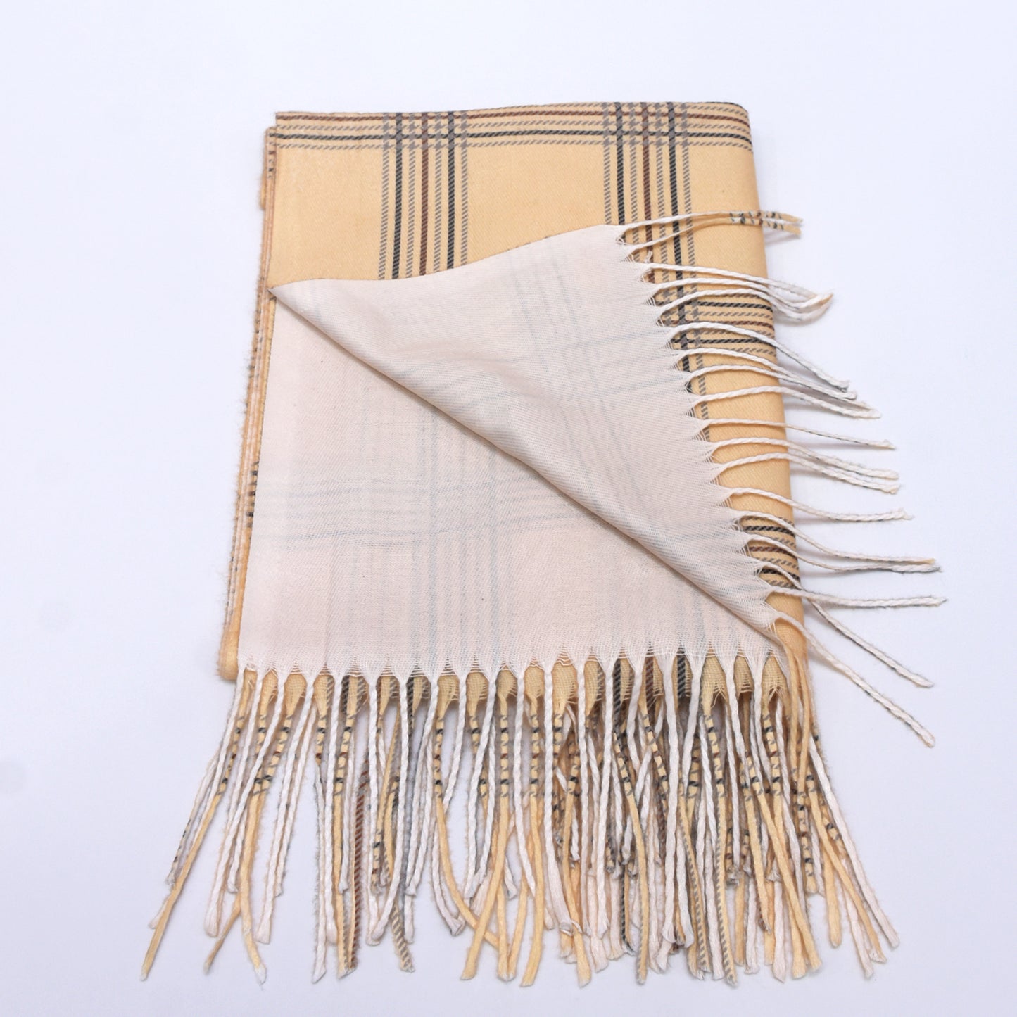 Premium Double-Sided Cashmere Cotton Winter Shawl-KYAMSTORE