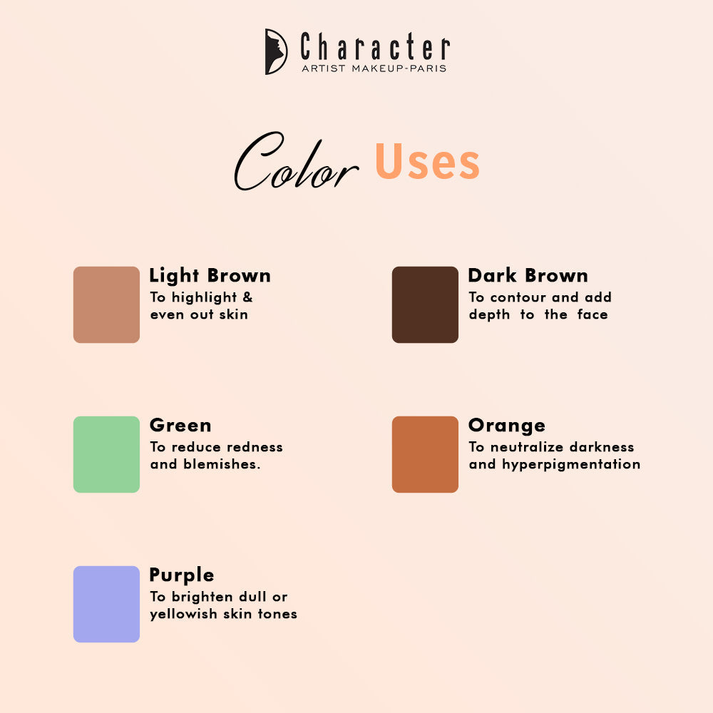 Character 15 Color Face Define Palette - DDC001-KYAMSTORE