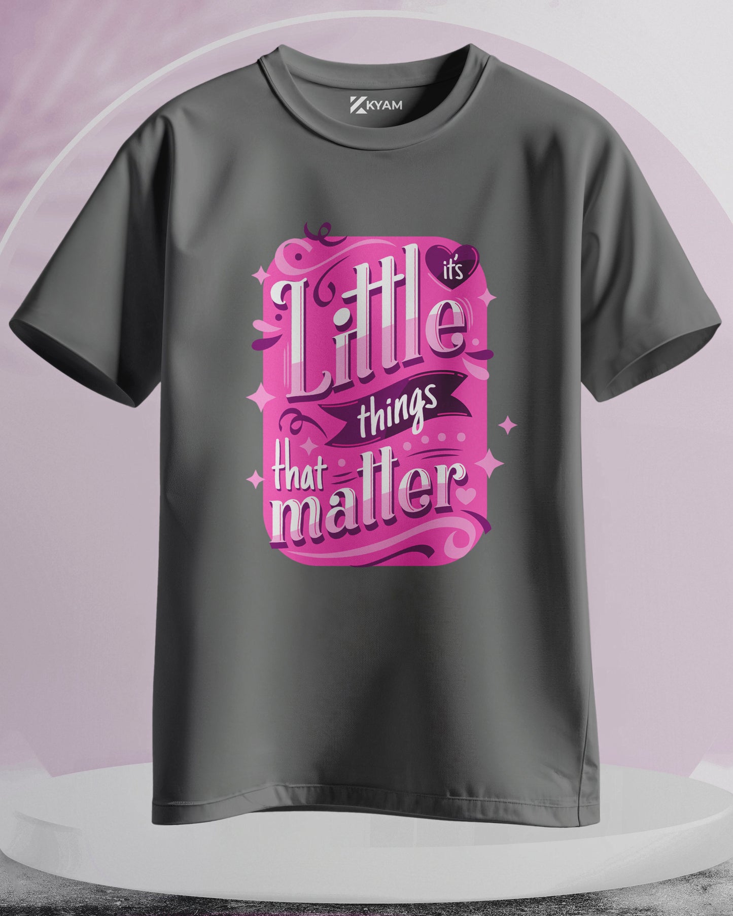 It's Little things that Matter - Women Stylish Printed T-Shirts – (Regular)