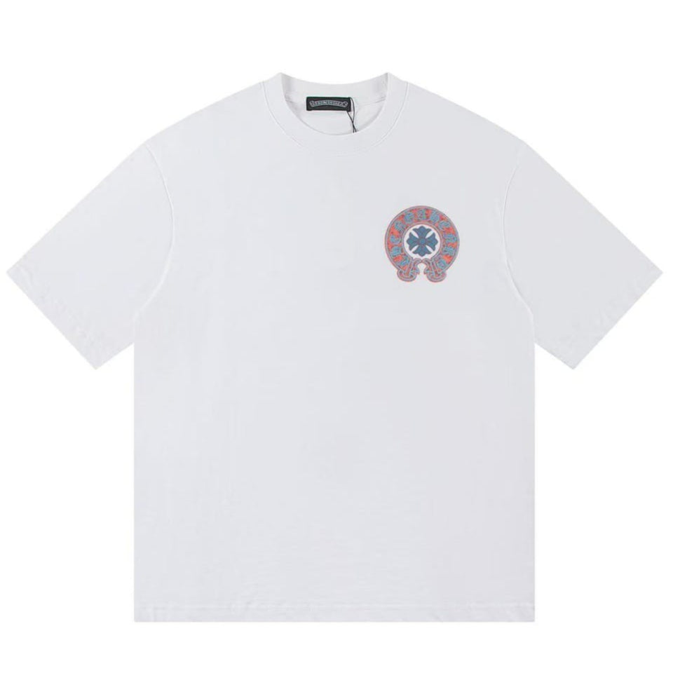 Unisex Oversize Chrome Hearts Printed Boxy Fit Thick Fabric T-Shirt - (Front Print)