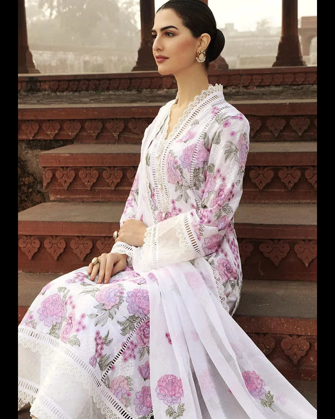 Embroidered Luxury Cotton Unstitched 3pc
