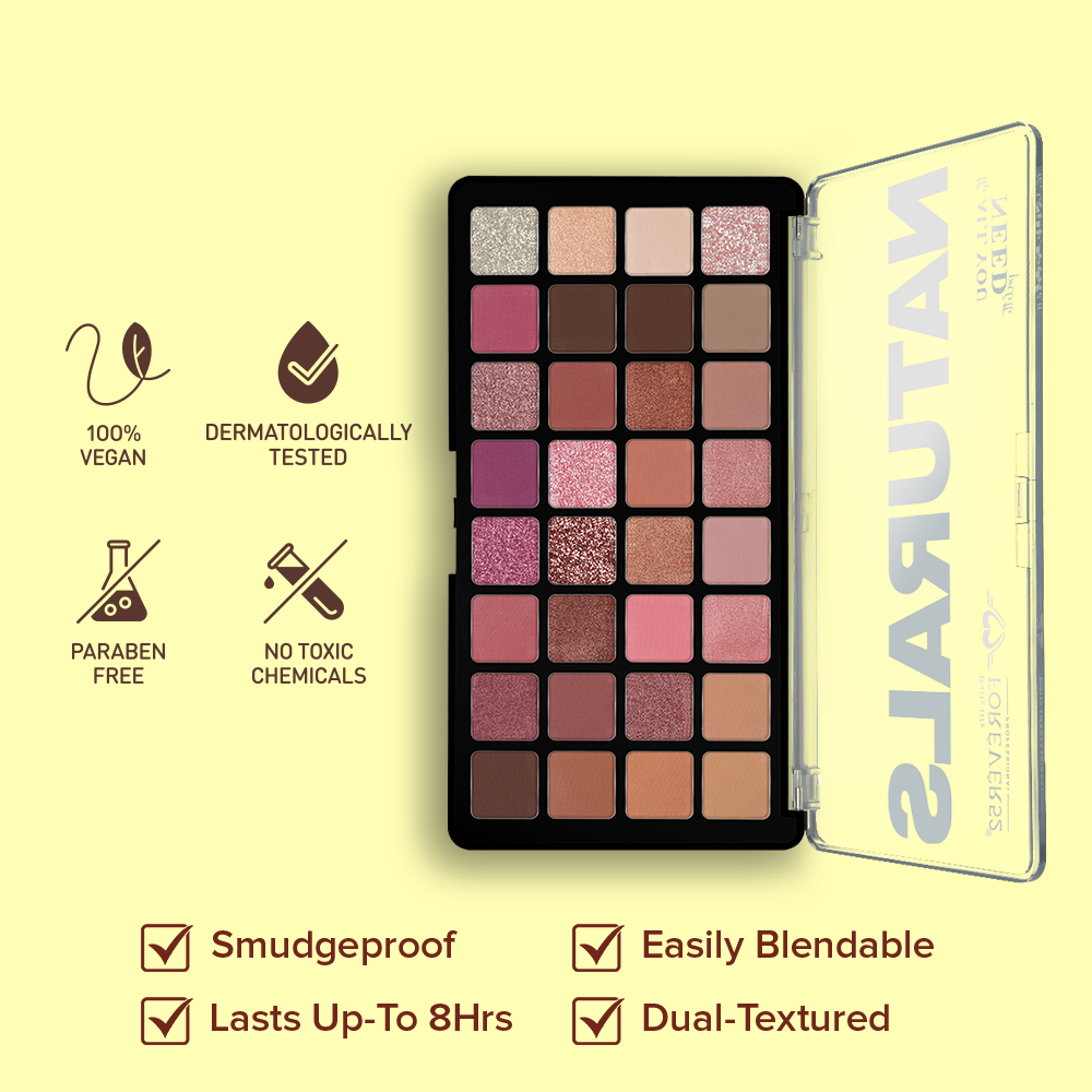 Naturals 32 Color Eyeshadow Palette-KYAMSTORE
