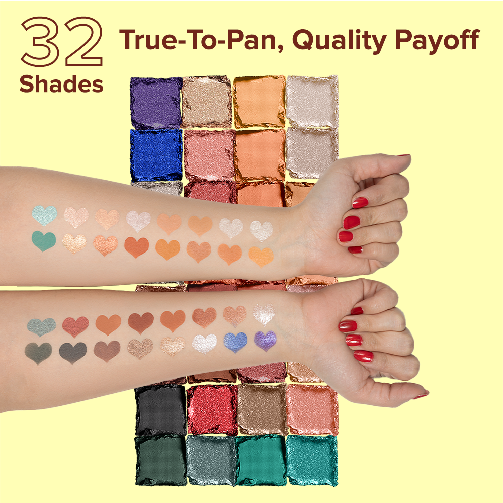 Naturals 32 Color Eyeshadow Palette-KYAMSTORE