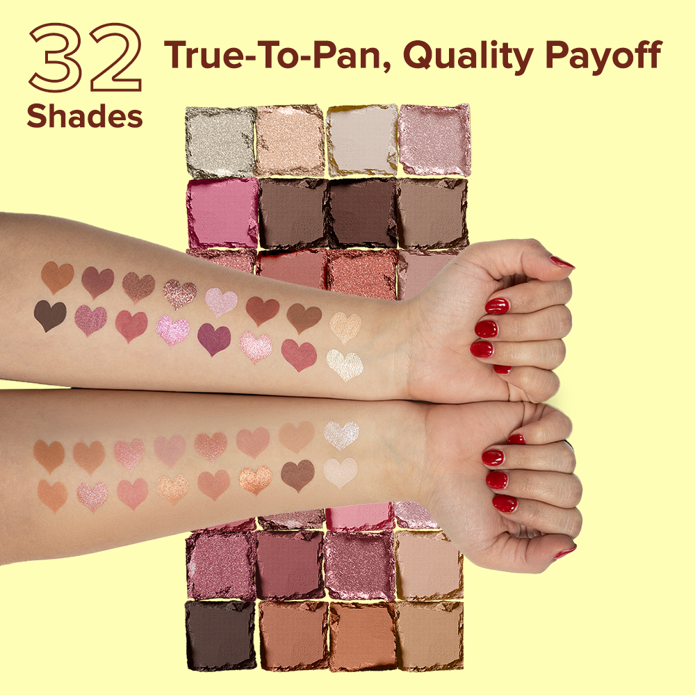 Naturals 32 Color Eyeshadow Palette-KYAMSTORE